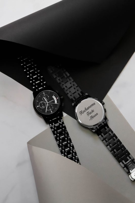 Zegarek męski dla taty - biżuteria personalizowana